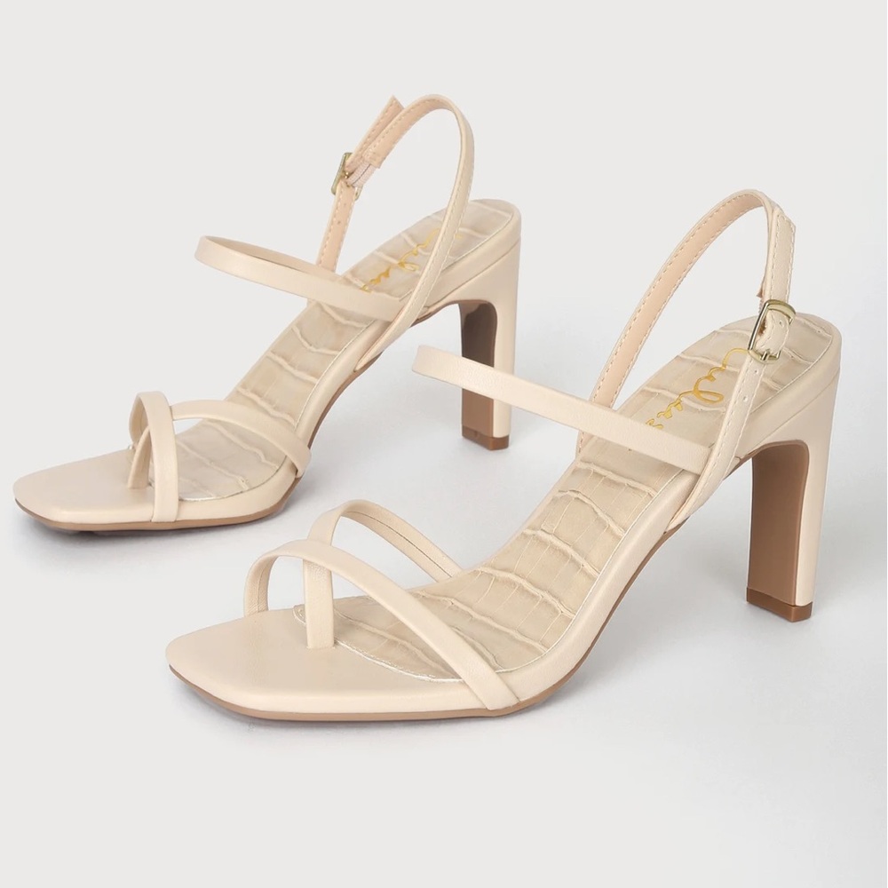 Strappy High Heel Sandals (NEVER WORN!!)